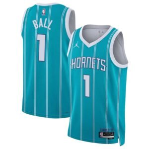Regata NBA Charlotte Hornets Icon Edition 2022/23 LaMelo Ball 1 - Azul