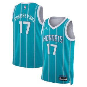 Regata NBA Charlotte Hornets Icon Edition Aleksej Pokusevski 17 - Azul