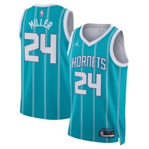 Regata NBA Charlotte Hornets Icon Edition Brandon Miller 24 - Azul