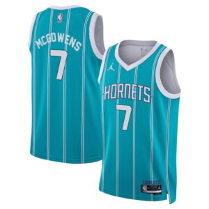 Regata NBA Charlotte Hornets Icon Edition Bryce McGowens 7 - Azul
