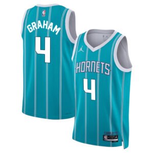 Regata NBA Charlotte Hornets Icon Edition Devonte' Graham 4 - Azul