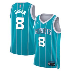 Regata NBA Charlotte Hornets Icon Edition Josh Green 8 - Azul
