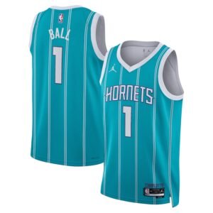 Regata NBA Charlotte Hornets Icon Edition LaMelo Ball 1 - Azul
