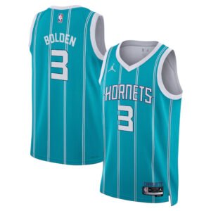 Regata NBA Charlotte Hornets Icon Edition Marques Bolden 3 - Azul