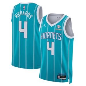Regata NBA Charlotte Hornets Icon Edition Nick Richards 4 - Azul