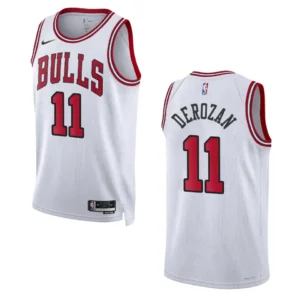 Regata NBA Chicago Bulls Association Edition 2022/23 DeMar DeRozan 11 - Branca