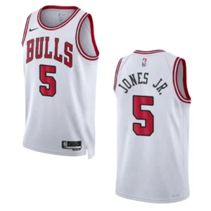 Regata NBA Chicago Bulls Association Edition 2022/23  Derrick Jones Jr. 5 - Branca