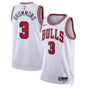 Regata NBA Chicago Bulls Association Edition Andre Drummond 3 - Branca