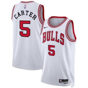 Regata NBA Chicago Bulls Association Edition Jevon Carter 5 - Branca