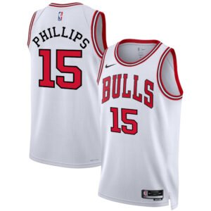 Regata NBA Chicago Bulls Association Edition Julian Phillips 15 - Branca