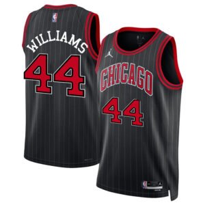Regata NBA Chicago Bulls Statement Edition Patrick Williams 44 - Preta