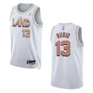 Regata NBA Cleveland Cavaliers City Edition 2022/23 Ricky Rubio 13 - Branca