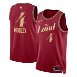 Regata NBA Cleveland Cavaliers City Edition Evan Mobley 4
