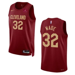 Regata NBA Cleveland Cavaliers Icon Edition 2022/23 Dean Wade 32 - Vinho