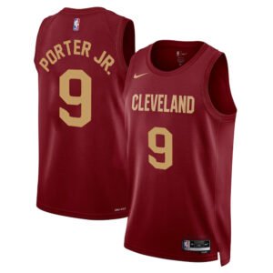 Regata NBA Cleveland Cavaliers Icon Edition Craig Porter Jr. 9 - Vinho