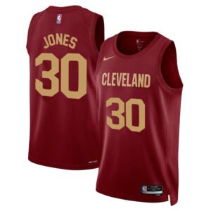 Regata NBA Cleveland Cavaliers Icon Edition Damian Jones 30 - Vinho