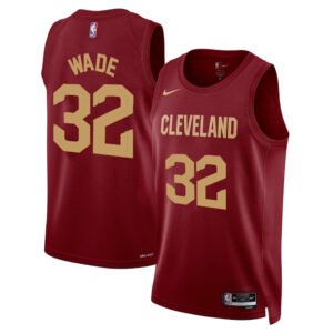 Regata NBA Cleveland Cavaliers Icon Edition Dean Wade 32 - Vinho