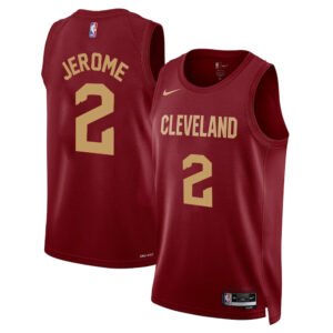 Regata NBA Cleveland Cavaliers Icon Edition Ty Jerome 2 - Vinho