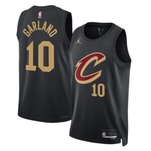 Regata NBA Cleveland Cavaliers Statement Edition Darius Garland 10 - Preta