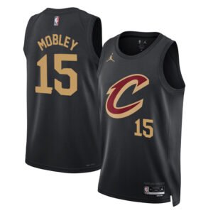 Regata NBA Cleveland Cavaliers Statement Edition Isaiah Mobley 15 - Preta