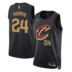 Regata NBA Cleveland Cavaliers Statement Edition Marcus Morris 24 - Preta
