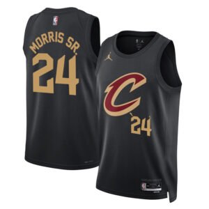 Regata NBA Cleveland Cavaliers Statement Edition Marcus Morris Sr. 24 - Preta