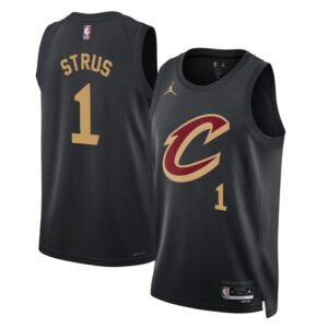 Regata NBA Cleveland Cavaliers Statement Edition Max Strus 1 - Preta
