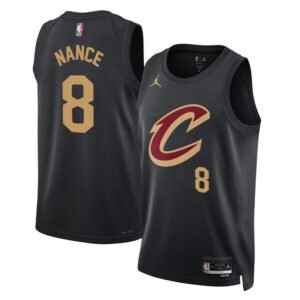 Regata NBA Cleveland Cavaliers Statement Edition Pete Nance 8 - Preta