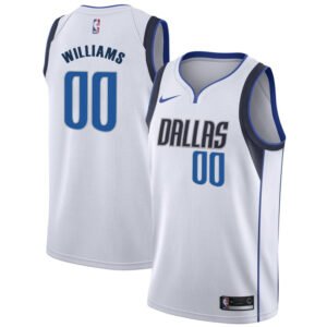 Regata NBA Dallas Mavericks Association Edition Brandon Williams 00 - Branca