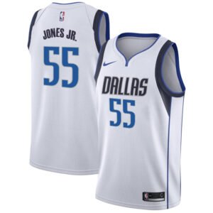 Regata NBA Dallas Mavericks Association Edition Derrick Jones Jr 55. - Branca