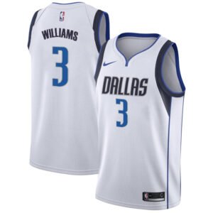 Regata NBA Dallas Mavericks Association Edition Grant Williams 3 - Branca