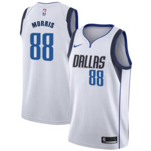 Regata NBA Dallas Mavericks Association Edition Markieff Morris 88 - Branca