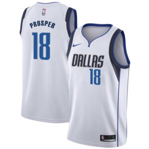 Regata NBA Dallas Mavericks Association Edition Olivier-Maxence Prosper 18 - Branca