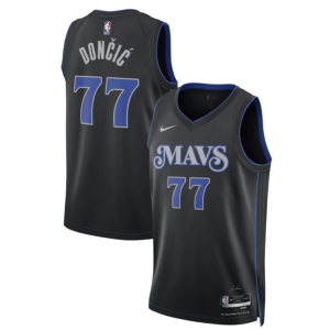 Regata NBA Dallas Mavericks City Edition 2023/24 Luka Doncic 77 - Preta