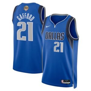 Regata NBA Dallas Mavericks Icon Edition 2023 Daniel Gafford 21 - Azul