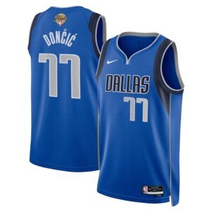 Regata NBA Dallas Mavericks Icon Edition 2023 Luka Doncic 77 - Azul