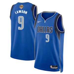 Regata NBA Dallas Mavericks Icon Edition AJ Lawson 9 - Azul
