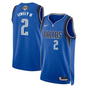 Regata NBA Dallas Mavericks Icon Edition Dereck Lively II 2 - Azul