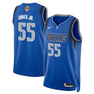 Regata NBA Dallas Mavericks Icon Edition Derrick Jones Jr. 55 - Azul