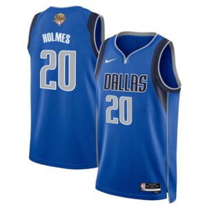 Regata NBA Dallas Mavericks Icon Edition Richaun Holmes 20 - Azul