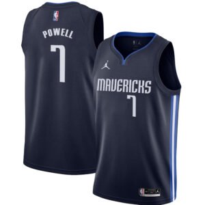 Regata NBA Dallas Mavericks Statement Edition Dwight Powell 7 - Azul
