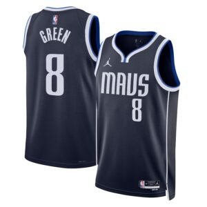 Regata NBA Dallas Mavericks Statement Edition Josh Green 8 - Azul