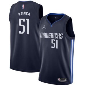 Regata NBA Dallas Mavericks Statement Edition Melvin Ajinca 51 - Azul