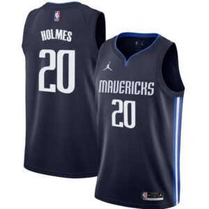 Regata NBA Dallas Mavericks Statement Edition Richaun Holmes 20 - Azul