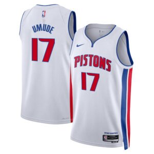 Regata NBA Detroit Pistons Association Edition Stanley Umude 17 - Branca