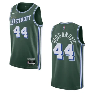 Regata NBA Detroit Pistons City Edition 2022/23 Bojan Bogdanovic 44 - Verde