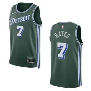 Regata NBA Detroit Pistons City Edition 2022/23 Killian Hayes 7 - Verde