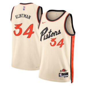 Regata NBA Detroit Pistons City Edition Bobi Klintman 34