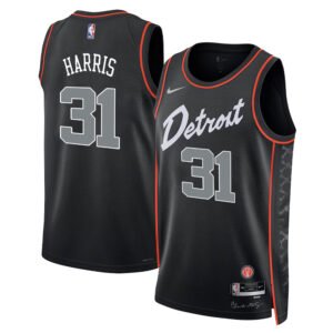 Regata NBA Detroit Pistons City Edition Joe Harris 31 - Preta