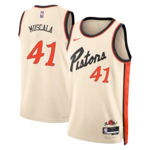 Regata NBA Detroit Pistons City Edition Mike Muscala 41